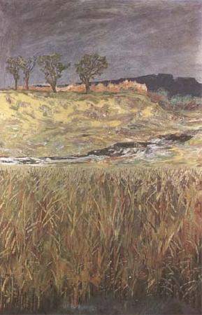 Max Klinger Landscape at the Unstrut (mk09) France oil painting art